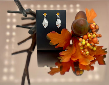 Lake County Fire Opal Fall Earrings